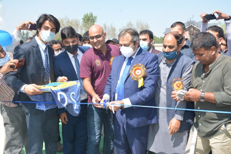 M.S Dhoni Cricket Academy launches its first Srinagar Academy at Doon School .