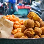 Shangraam: Dried Halwa Balls, sweet deepfried and crisp delicacy.