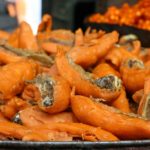 Gaade Monjje: Fried fish in batter, non vegetarian alternative to Nadder Monjje.