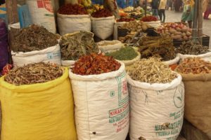 Sun-dried vegetables locally known as Hokh Syun, consumed during the harsh winters in Kashmir.