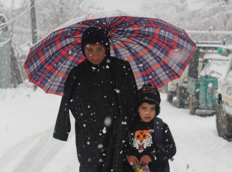 In Pictures: Life Amid Snow In Kashmir