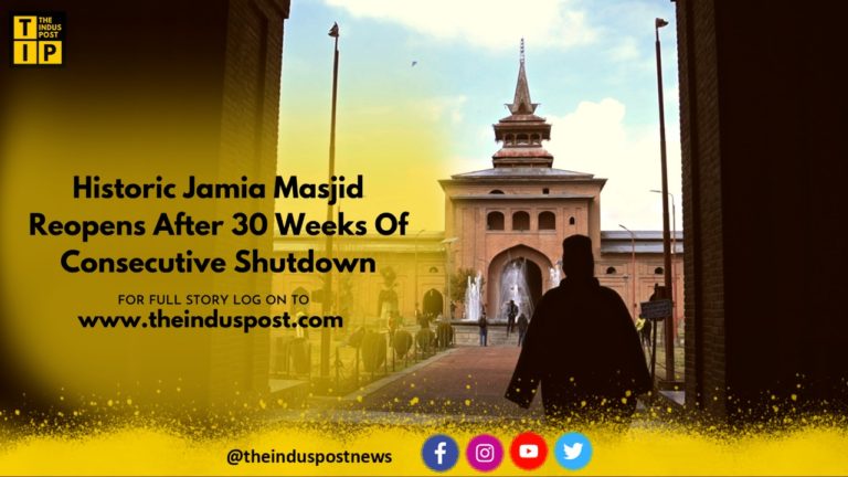 Historic Jamia Masjid Reopens After 30 Weeks Of Consecutive Shutdown