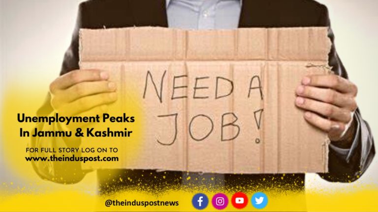 Unemployment Peaks In Jammu & Kashmir