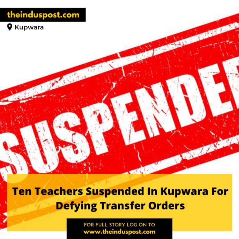 Ten Teachers Suspended In Kupwara For Defying Transfer Orders