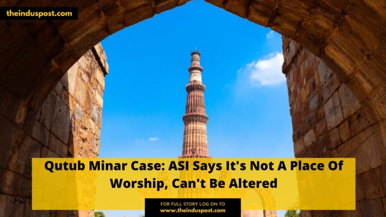 Qutub Minar Case: ASI Says It’s Not A Place Of Worship, Can’t Be Altered
