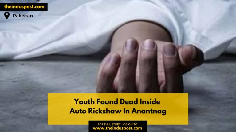 Youth Found Dead Inside Auto Rickshaw In Anantnag