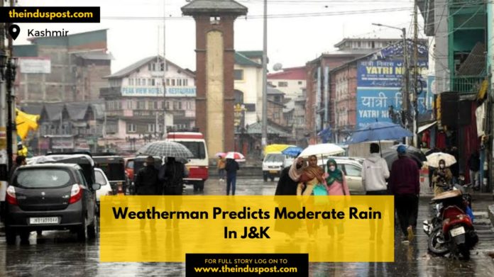 Weatherman Predicts Moderate Rain In J&K