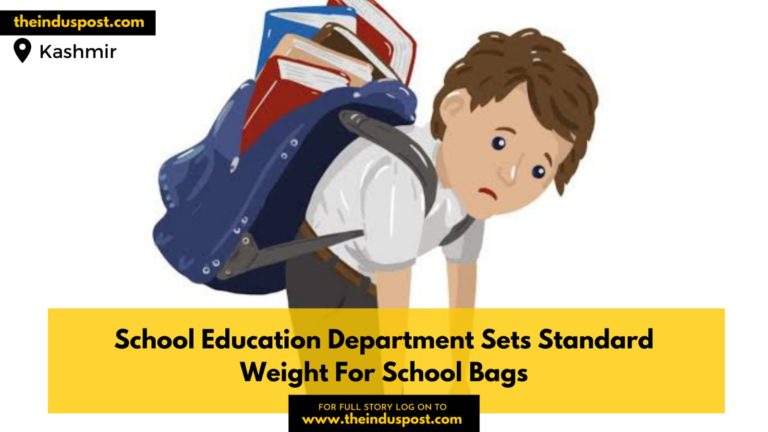 School Education Department Sets Standard Weight For School Bags