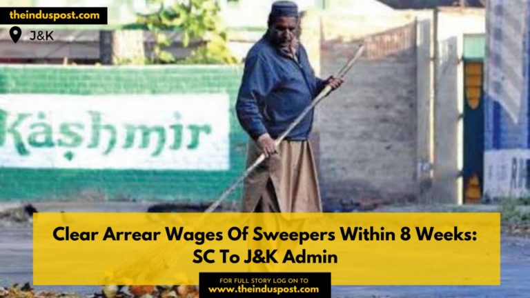 Clear Arrear Wages Of Sweepers Within 8 Weeks: SC To J&K Admin