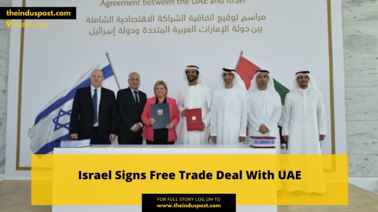 Israel Signs Free Trade Deal With UAE