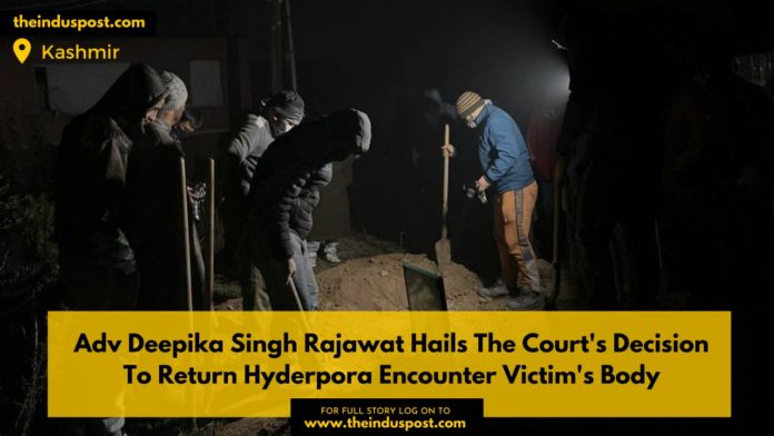 Adv Deepika Singh Rajawat Hails The Court's Decision To Return Hyderpora Encounter Victim's Body
