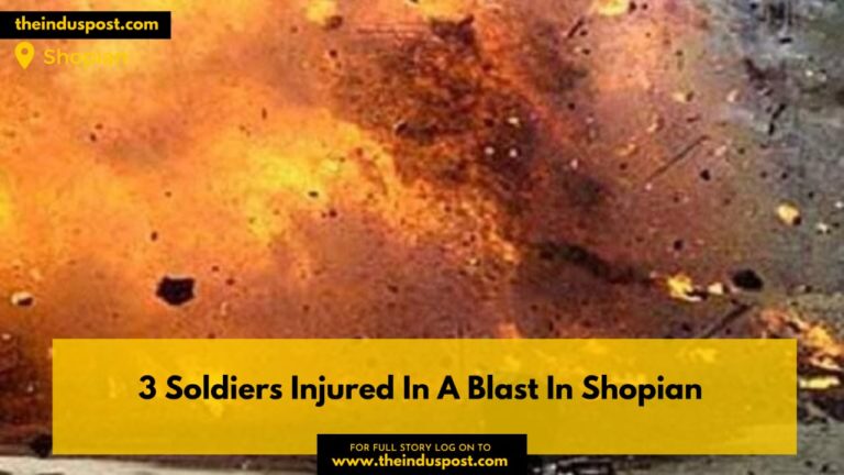 3 Soldiers Injured In A Blast In Shopian