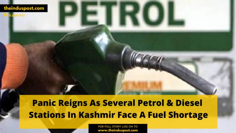 Panic Reigns As Several Petrol & Diesel Stations In Kashmir Face A Fuel Shortage