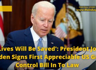 ‘Lives Will Be Saved’: President Joe Biden Signs First Appreciable US Gun Control Bill In To Law