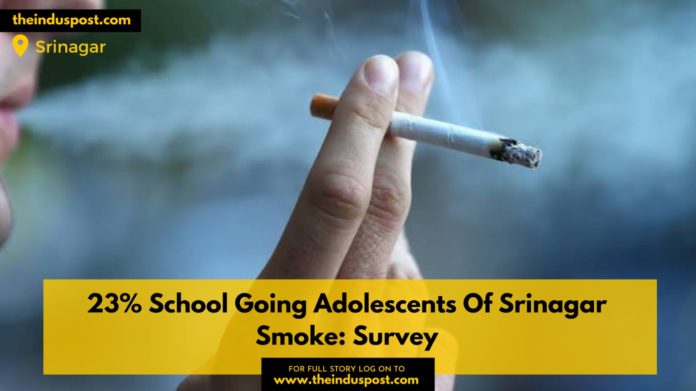 23% School Going Adolescents Of Srinagar Smoke: Survey