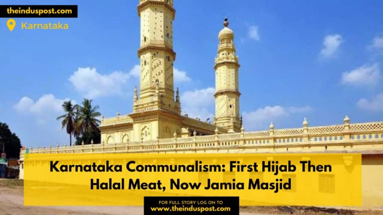 Karnataka Communalism: First Hijab Then Halal Meat, Now Jamia Masjid
