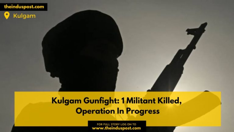 Kulgam Gunfight: 1 Militant Killed, Operation In Progress