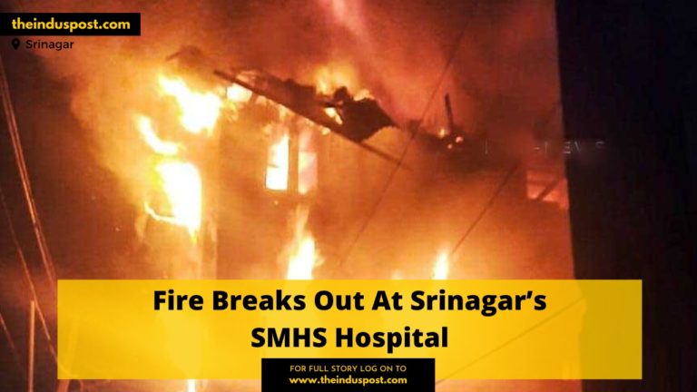 Fire Breaks Out At Srinagar’s SMHS Hospital