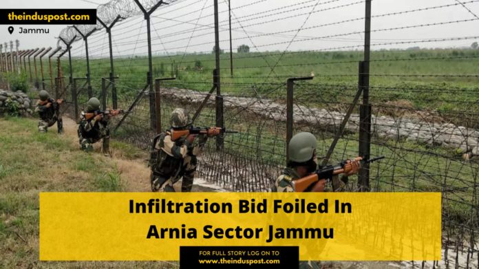 Infiltration Bid Foiled In Arnia Sector Jammu