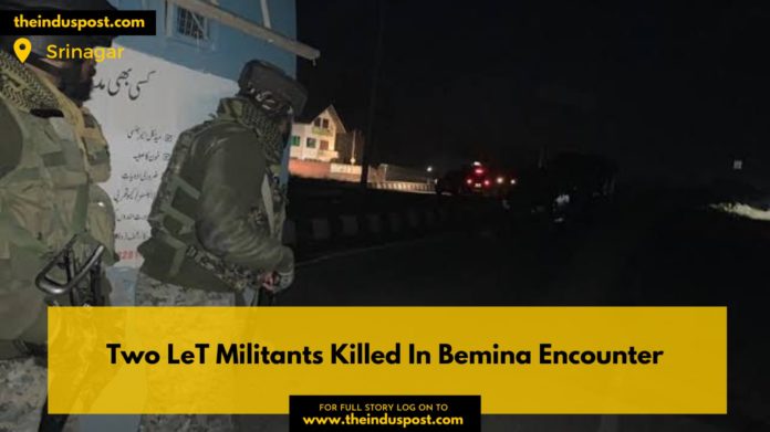 Two LeT Militants Killed In Bemina Encounter