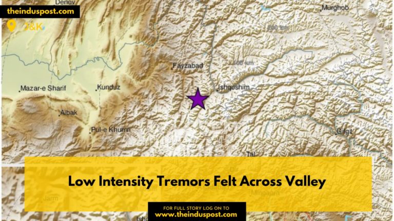 Low Intensity Tremors Felt Across Valley