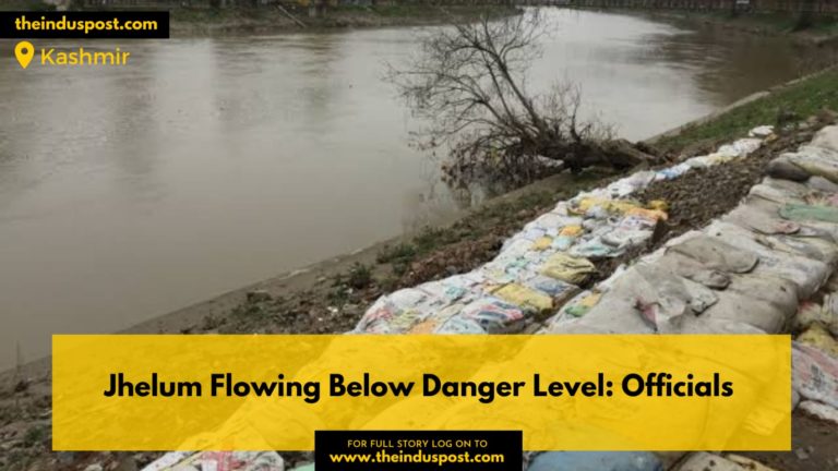 Jhelum Flowing Below Danger Level: Officials