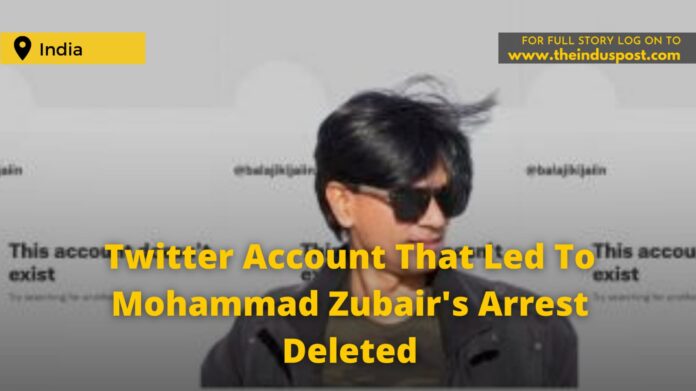 Twitter Account That Led To Mohammad Zubair's Arrest Deleted