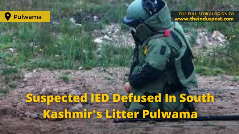 Suspected IED Defused In South Kashmir’s Litter Pulwama