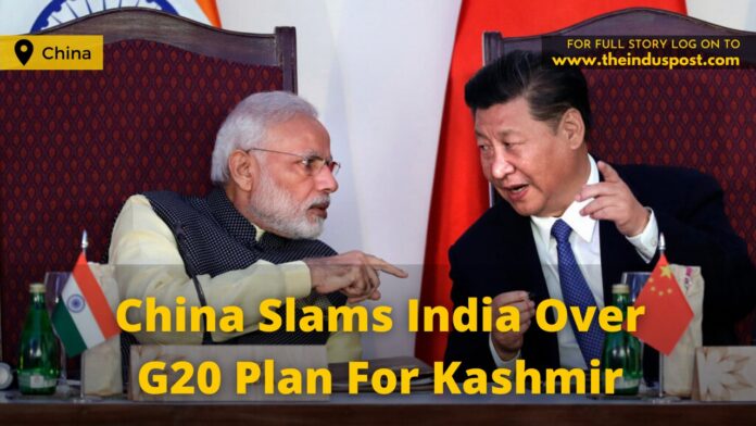 China Slams India Over G20 Plan For Kashmir