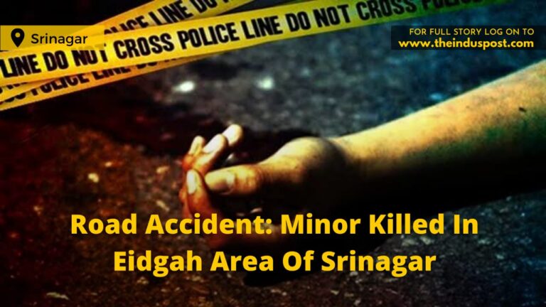 Road Accident: Minor Killed In Eidgah Area Of Srinagar