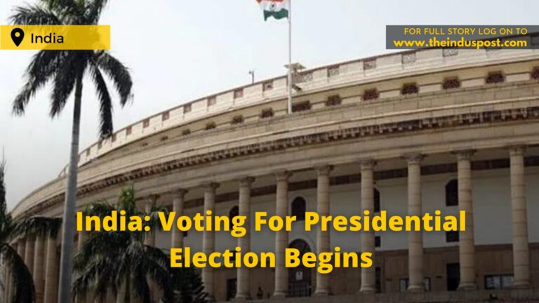 India: Voting For Presidential Election Begins