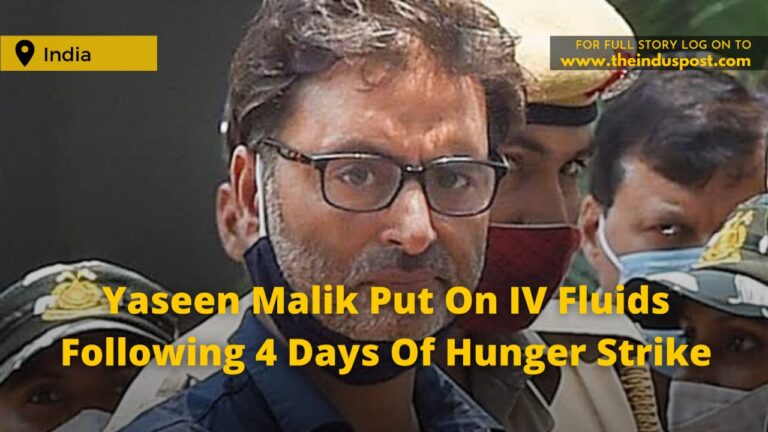 Yaseen Malik Put On IV Fluids Following 4 Days Hunger Strike