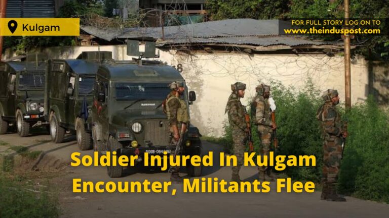 Soldier Injured In Kulgam Encounter, Militants Flee