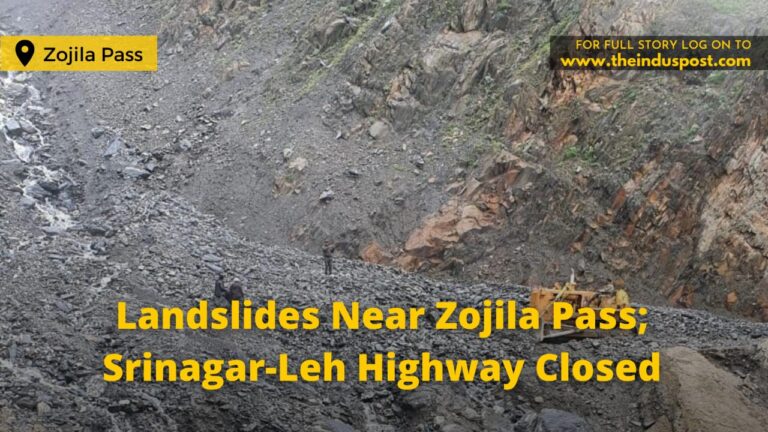 Landslides Near Zojila Pass; Srinagar-Leh Highway Closed
