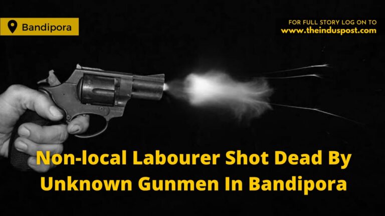 Non-local Labourer Shot Dead By Unknown Gunmen In Bandipora