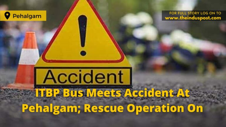 ITBP Bus Meets Accident At Pehalgam; Rescue Operation On