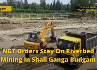 NGT Orders Stay On Riverbed Mining In Shali Ganga Budgam NGT Orders Stay On Riverbed Mining In Shali Ganga Budgam