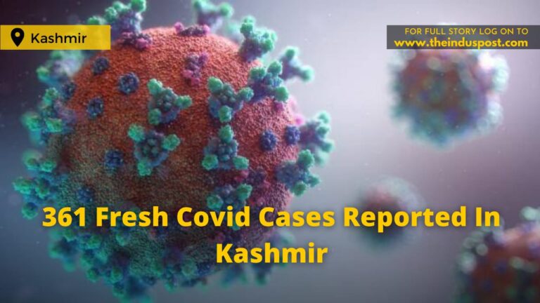 361 Fresh Covid Cases Reported In Kashmir