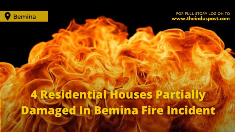 4 Residential Houses Partially Damaged In Bemina Fire Incident