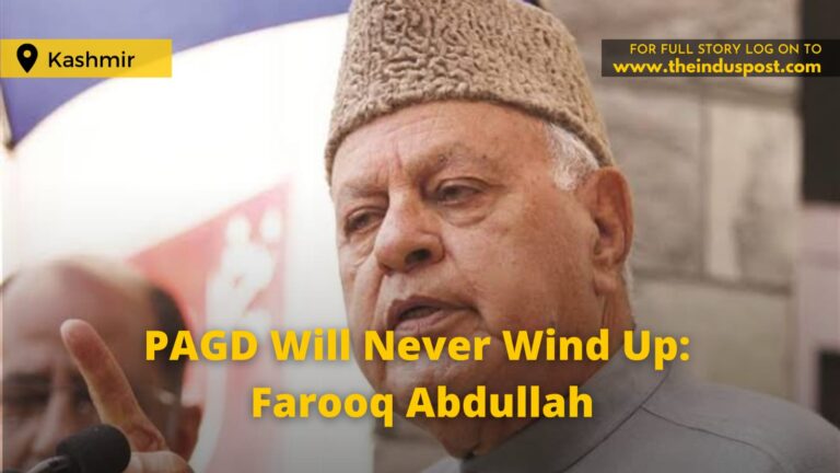 PAGD Will Never Wind Up: Farooq Abdullah