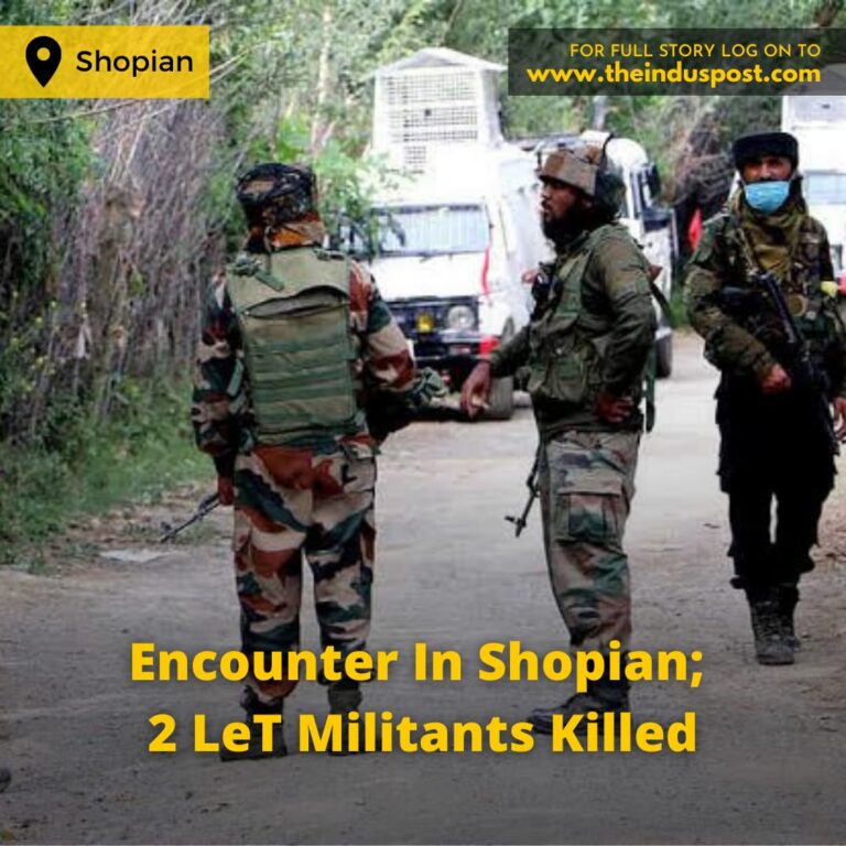 Encounter In Shopian; 2 LeT Militants Killed