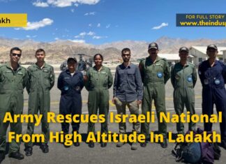 Army Rescues Israeli National From High Altitude In Ladakh