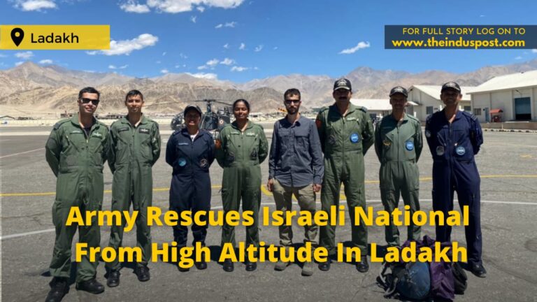 Army Rescues Israeli National From High Altitude In Ladakh