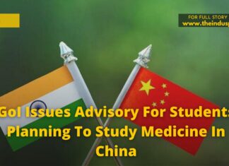 GoI Issues Advisory For Students Planning To Study Medicine In China