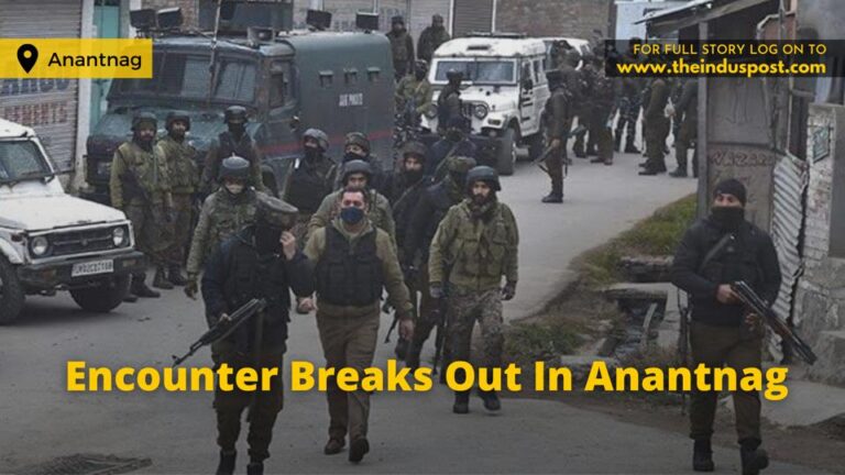 Encounter Breaks Out In Anantnag