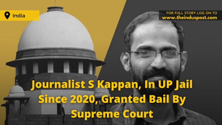 Journalist S Kappan, In UP Jail Since 2020, Granted Bail By Supreme Court