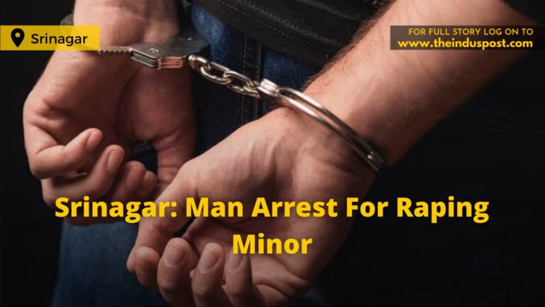 Srinagar: Man Arrest For Raping Minor