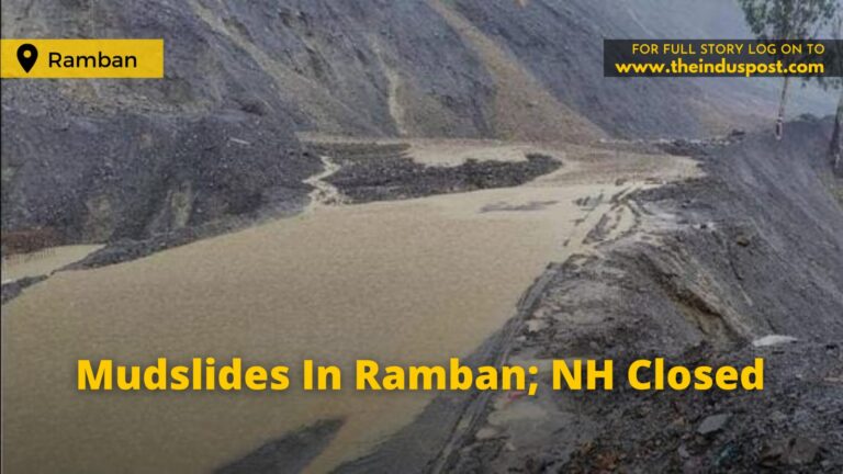 Mudslides In Ramban; NH Closed