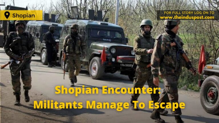 Shopian Encounter: Militants Manage To Escape