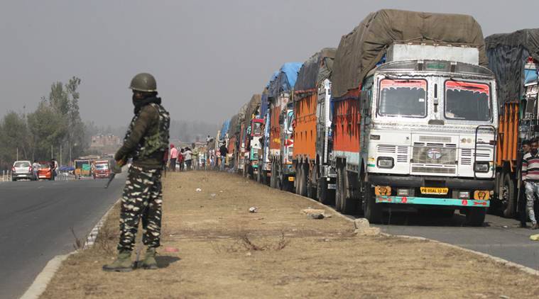 Movement Of Heavy Goods Vehicle Banned On 3 Routes In Anantnag
